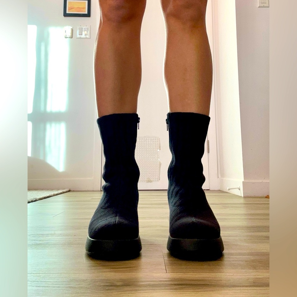Black TENCEL® Lyocell boots from camper size 9us/40eu